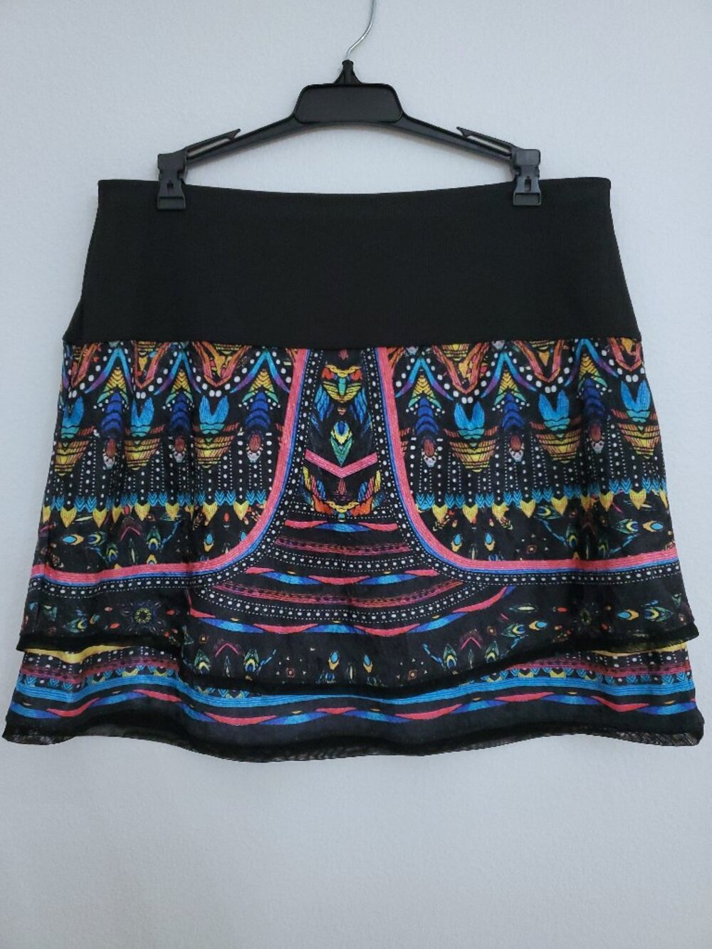Lucky in Love Velvet Tiered Tennis Golf Pickleball Athletic Skirt Size Large - Picture 2 of 13